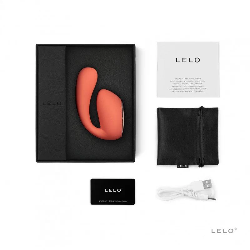 Lelo - Ida Wave Dual Stimulation Massager Coral Red - Image 9