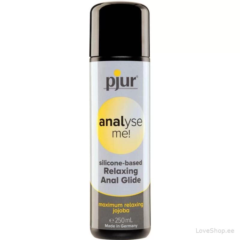 Lõdvestava efektiga silikoonbaasil anaallibesti Pjur Analyze me! (30-250ml)