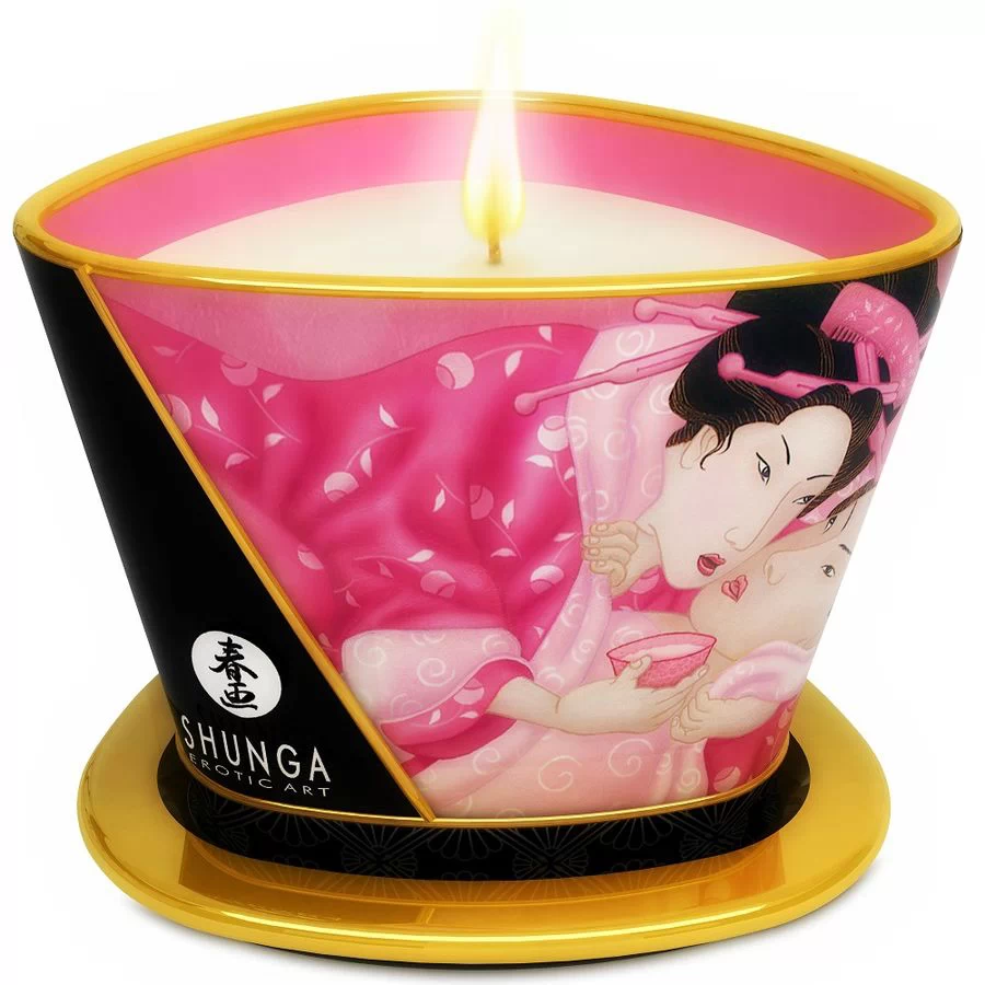 Massaažiküünal Shunga Aphrodisia (roosiõied)