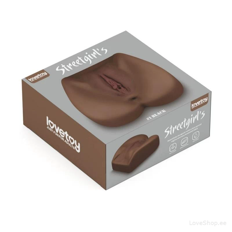 Masturbaator Lovetoy Streetgirl's Black #1 (vagiina & aanus)
