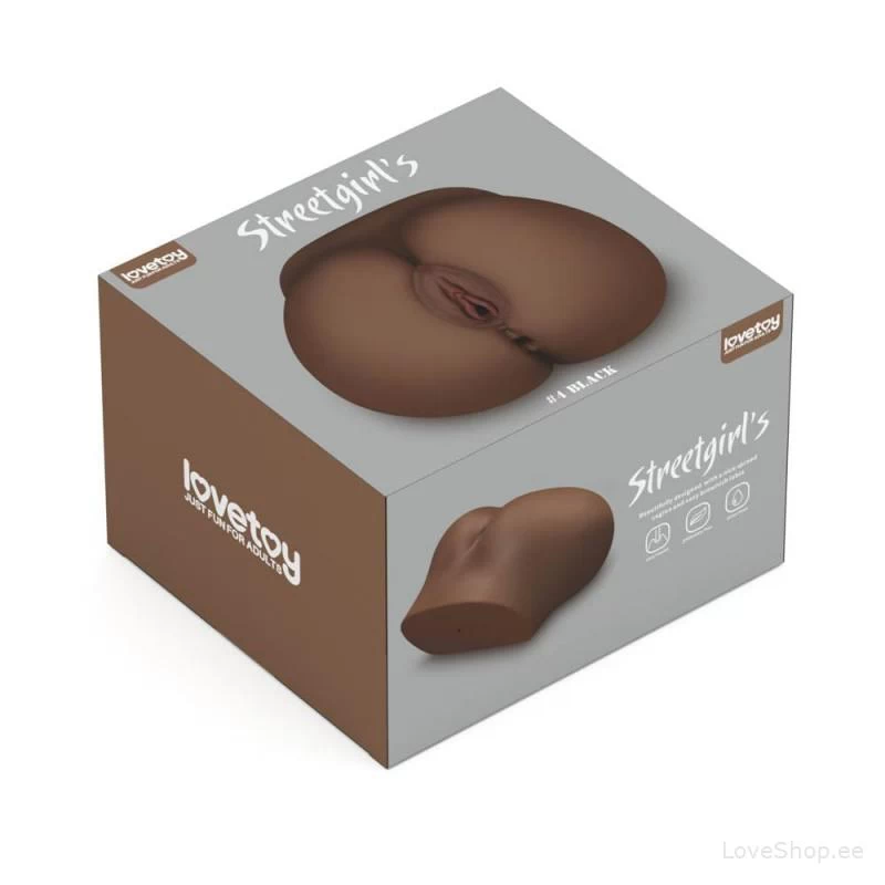 Masturbaator Lovetoy Streetgirl's Black #4 (vagiina & aanus)