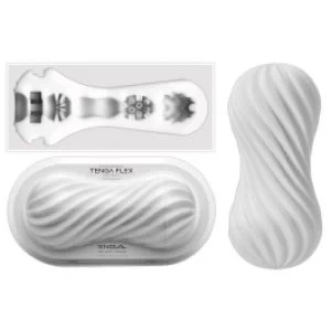 Masturbaator Tenga Flex Silky valge