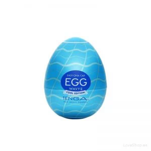 Masturbeerimise muna Tenga Egg Wavy II Cool Edition (jahutav)