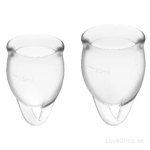 Menstruaalanumate komplekt Satisfyer Feel Confident (läbipaistev)