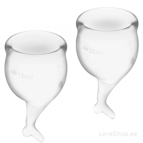 Menstruaalanumate komplekt Satisfyer Feel Secure (läbipaistvad)