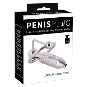 Metallist 12 mm peenisetapp Torpedo rõngaga