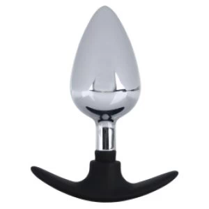 Metallist anaaltapp silikoonkäepidemega L