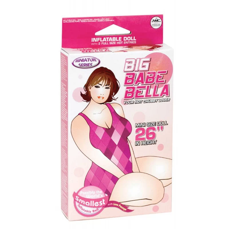 Minisuuruses täispuhutav armunukk Big Babe Bella (66 cm)