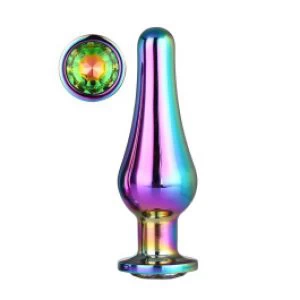 Mitmevärviline anaaltapp Gleaming love mitmevärvilise kiviga L