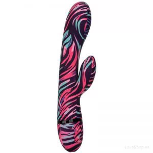 Mitmevärviline rabbitvibraator Menage a Moi