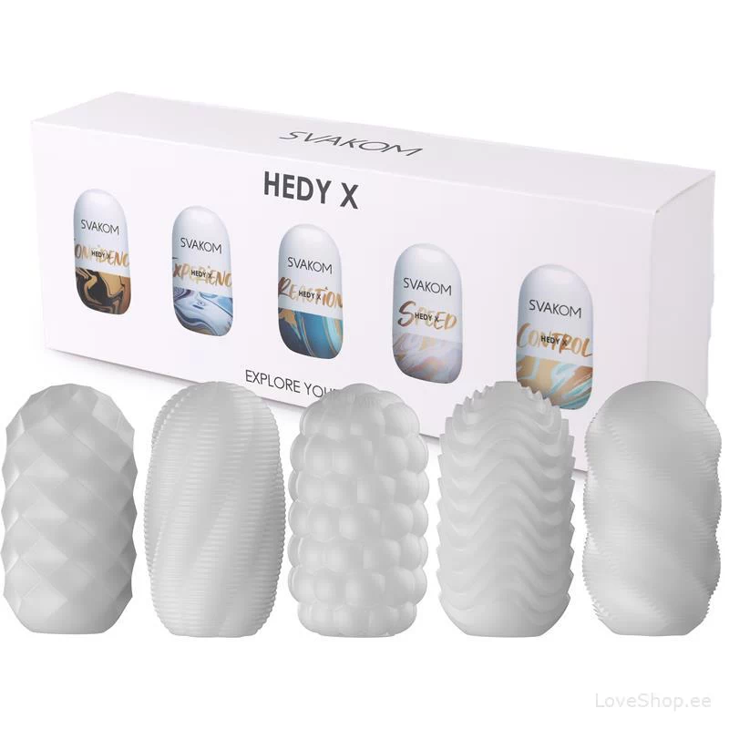 Mõnumunade komplekt Svakom Hedy X Elevated Pleasure (kaasa 5 mõnumuna)