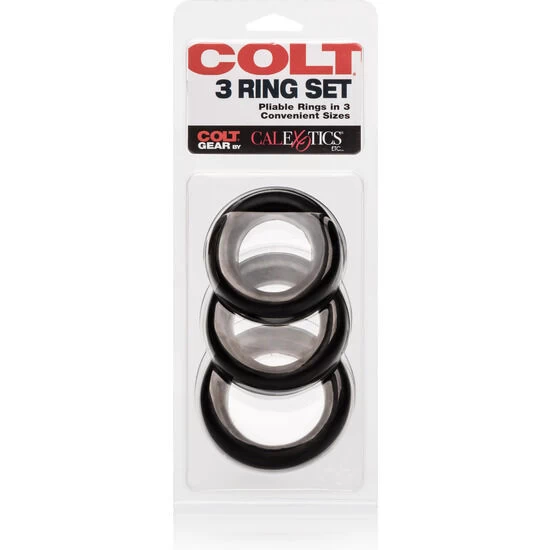 Munandi - ja peeniserõngaste komplekt Colt 3 Ring Set