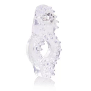 Nagaline kliitoristimulaatoriga peeniserõngas, värvitu