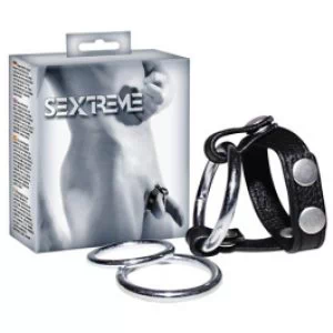 Nahast/metallist peeniserõngas