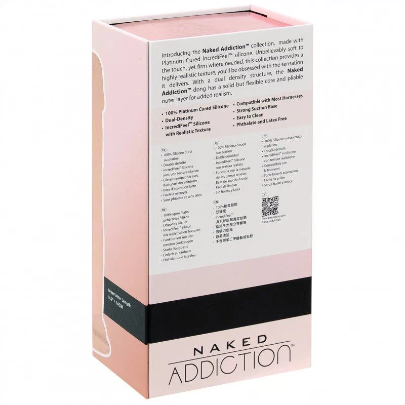 Naked Addiction - Dual Density Dong 8 Inch Vanilla - Image 9
