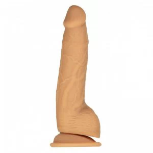 Naked Addiction – Dual Density Silicone Dildo Caramel 20 cm