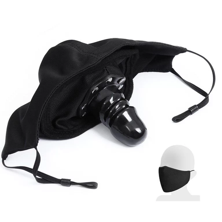 Näomask PVC Dildoga