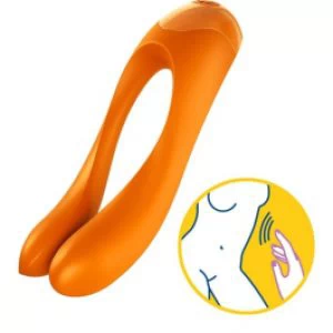 Näpuvibraator Satisfyer Candy Cane oranž
