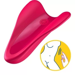 Näpuvibraator Satisfyer High Fly punane