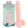 Naturaalne meditsiinilisest silikoonist dildo 21cm