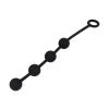 NEXUS – EXCITE MEDIUM SILICONE ANAL BEADS BLACK