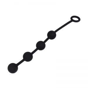 NEXUS – EXCITE MEDIUM SILICONE ANAL BEADS BLACK