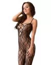 NO:XQSE black crotchless bodystocking with lacing