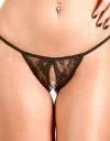 NO:XQSE black crotchless G-string