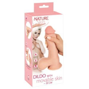 NS liikuva nahaga realistlik dildo 20 cm