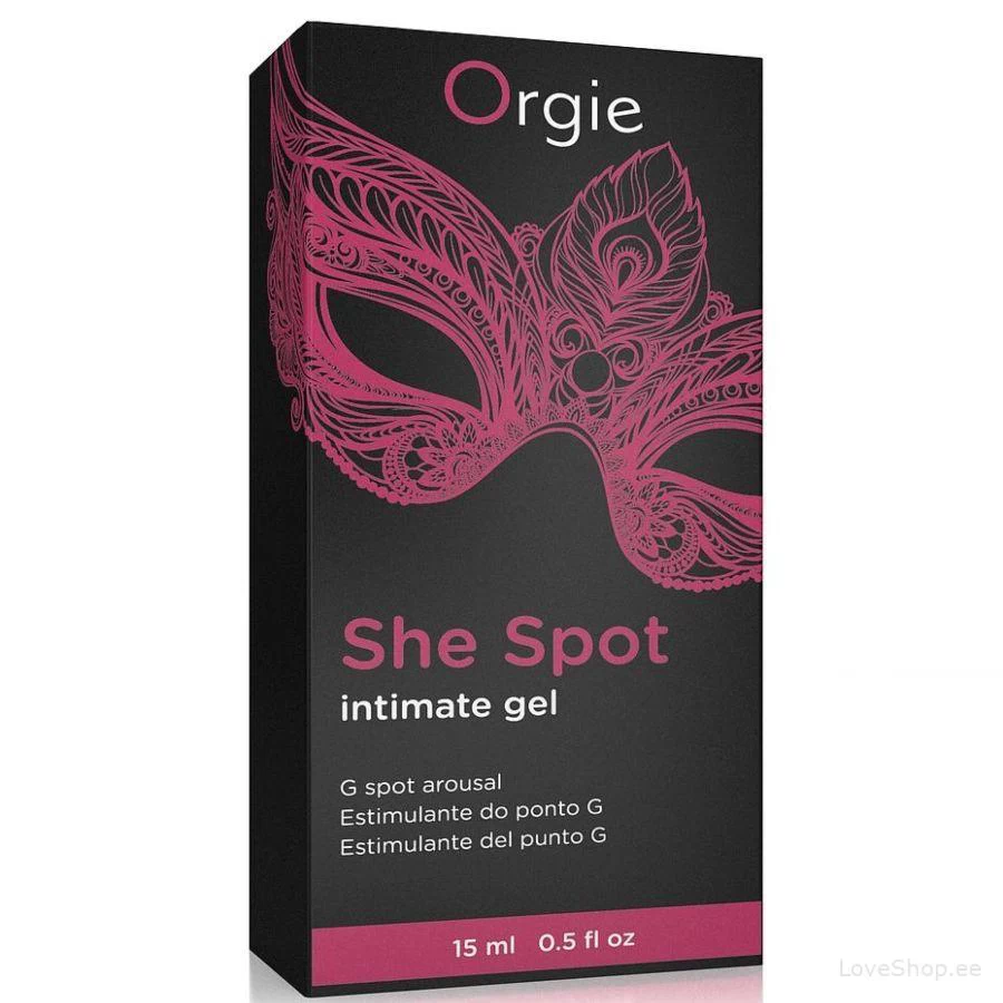 Orgasmigeel naistele Orgie She Spot (vedel vibraator)
