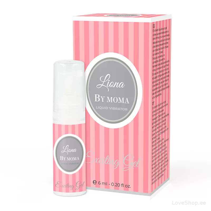 Orgasmigeel paaridele Liona Exciting (vedel vibraator, 6-15ml)