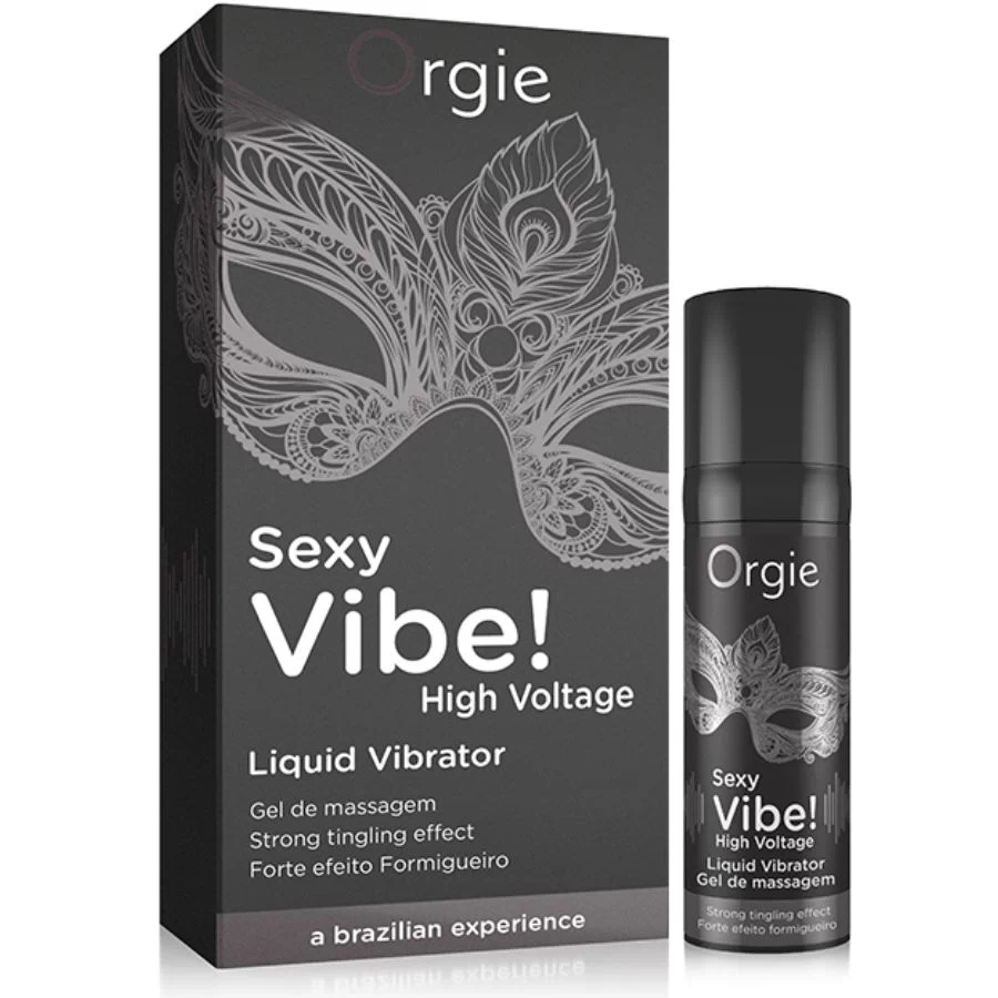 Orgasmigeel paaridele Orgie High Voltage (vedel vibraator)