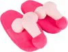 OV pink plush penis slippers