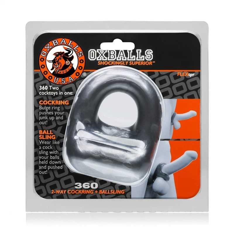 Oxballs - 360 Cockring & Ballsling Steel - Image 4