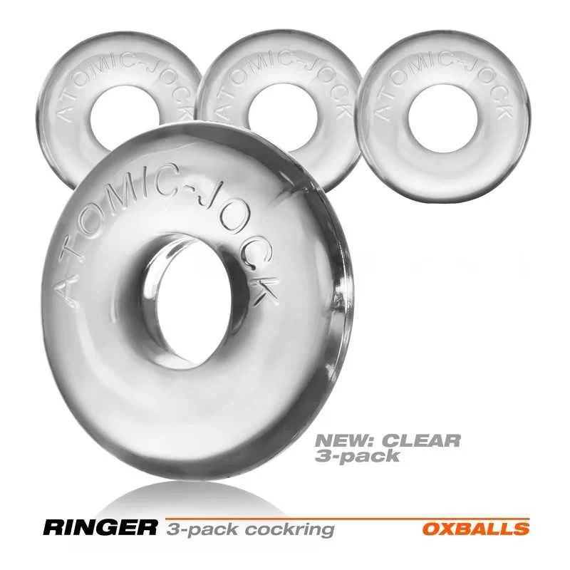 Oxballs - Ringer of Do-Nut 1 3-pack Clear