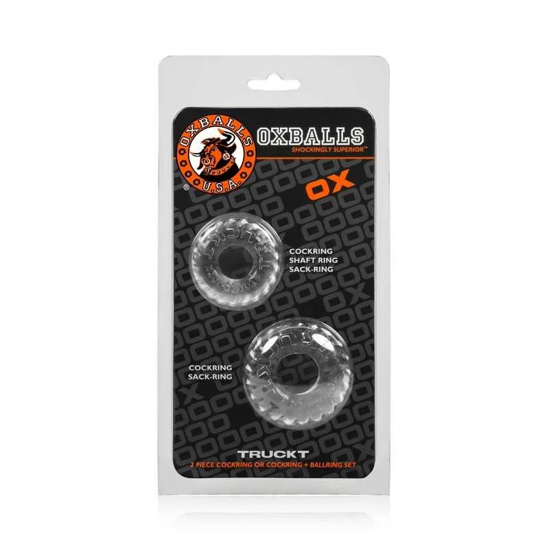 Oxballs - Truckt Cockring 2-pack Clear - Image 2