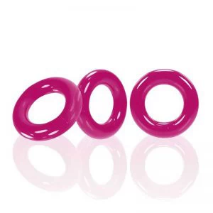 Oxballs – Willy Rings 3-pack Cockrings Hot Pink