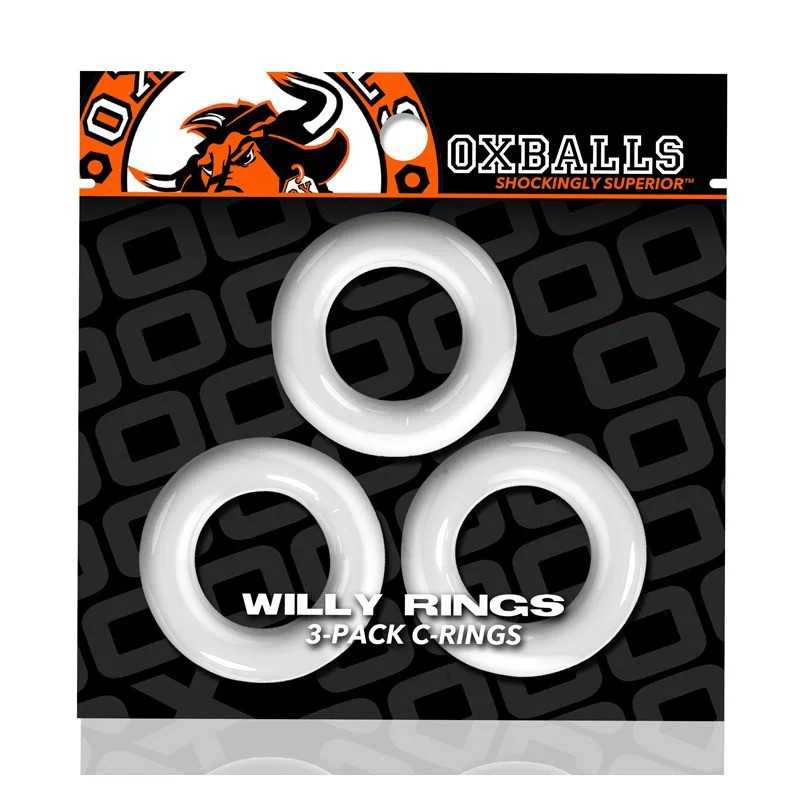 Oxballs - Willy Rings 3-pack Cockrings White - Image 2