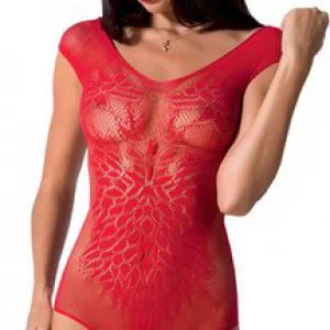 Passion BS064 võrgust avatud jalgevahega bodi