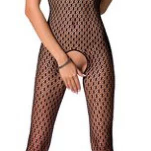 Passion BS071 võrgust avatud jalgevahega kehasukk