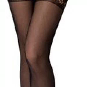 Passion S012 võrgust avatud jalgevahega võrksukkpüksid