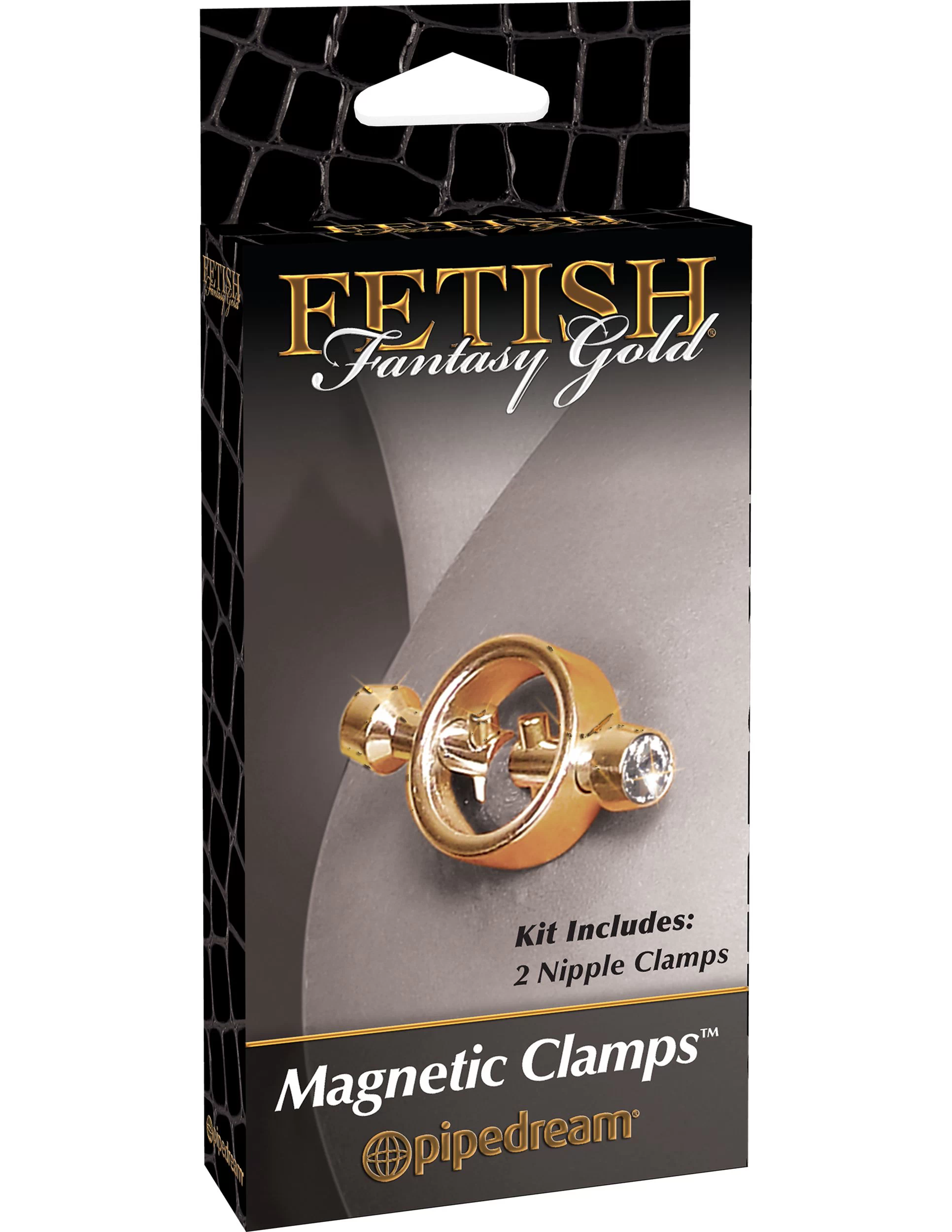 PD MAGNETIC NIPPLE CLAMPS - kuldne