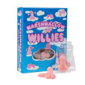 Peenise kujuga kummikommid Marshmallow Willies
