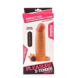 Peenisemansett vibratsiooni ja pikendusega X-tender 1