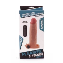 Peenisemansett vibratsiooni ja pikendusega X-tender 6