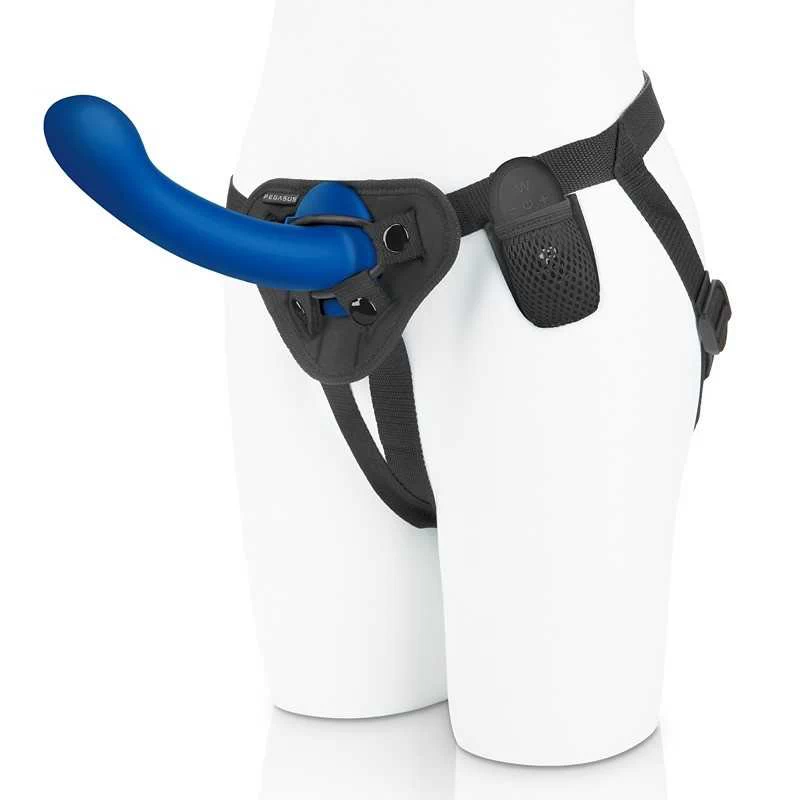 Pegasus - 20,3cm Remote Control P-spot G-spot Silicone Peg With Harness Include - Image 2