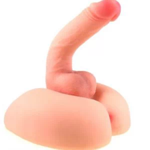 Pehme Realistlik dildo 2 in 1