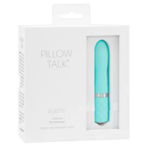 Pillow Talk türkiisroheline minivibraator Flirty