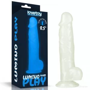 Pimedas helendav dildo Lovetoy Lumino Play