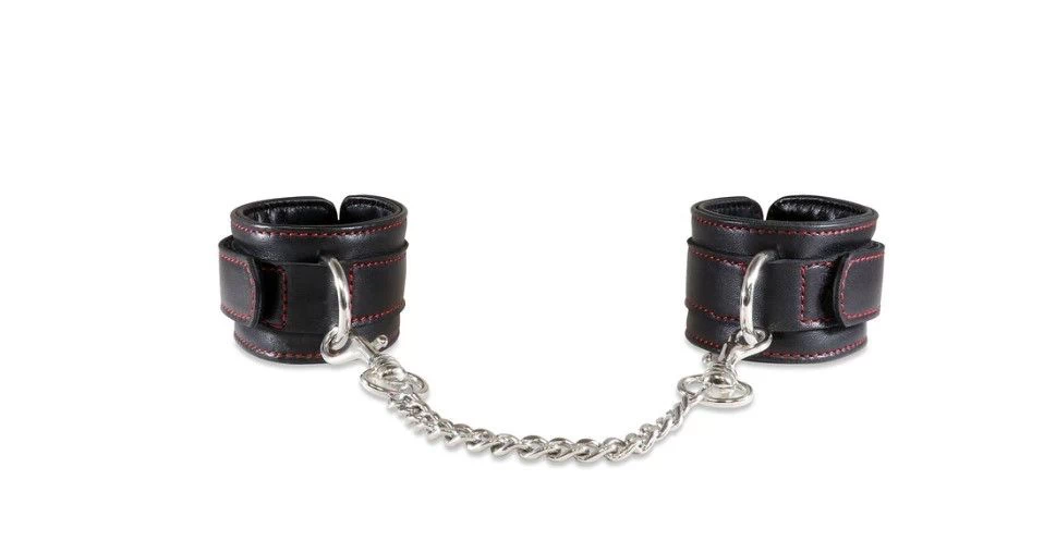 PIN BUCKLE RED LINE HANDCUFFS/SHACKLE